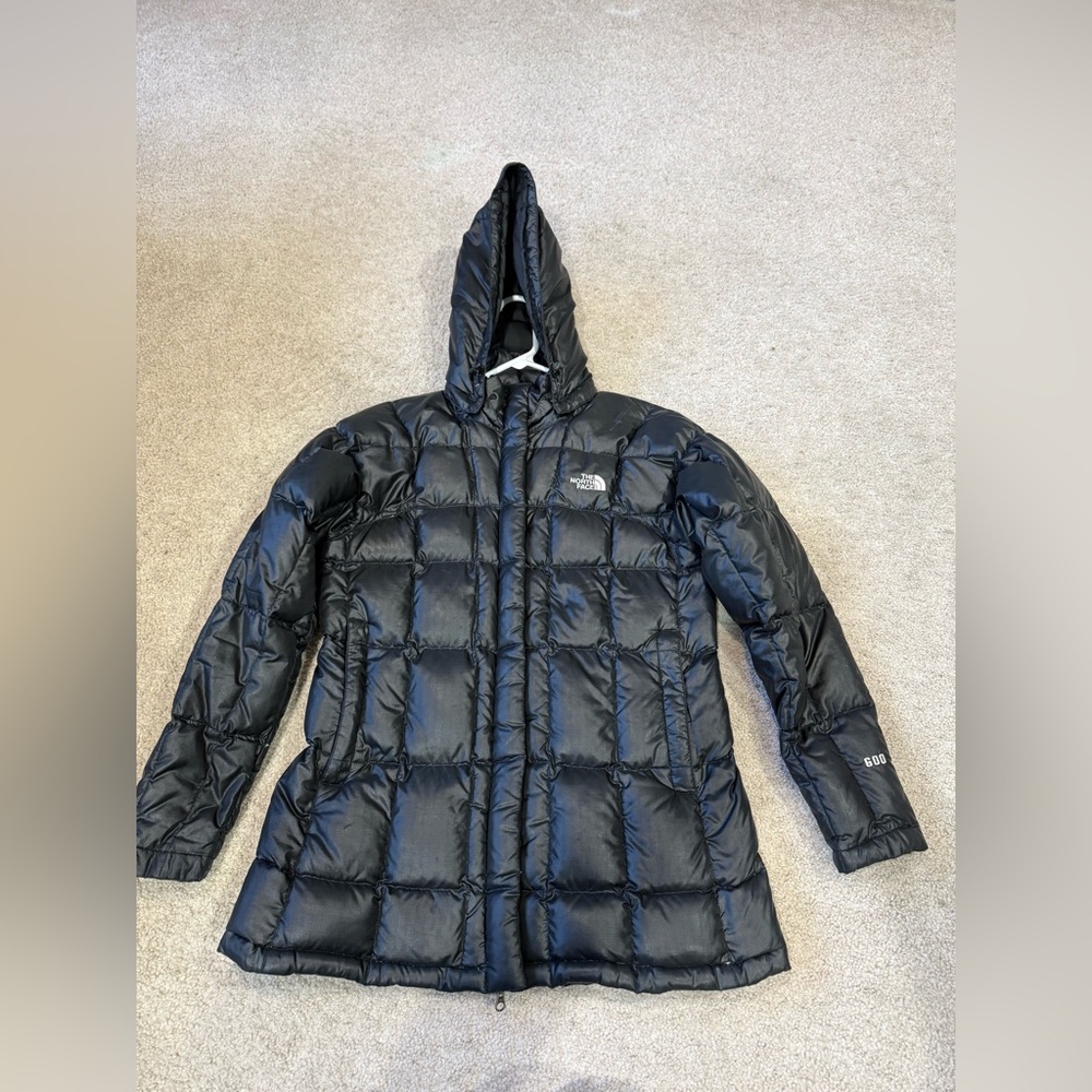 WOMENS THE NORTH FACE PUFFER HOODED COAT